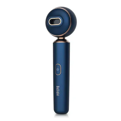 جهاز BoSidin Mini Portable Dual Pulse الدائم لإزالة الشعر بالليزر IPL باللون الأزرق