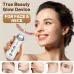 Anti-Aging Face Lift Device , 4-in-1 LED Beauty Light Therapy for Smooth Face and Neck, Portable Electric Massager for Double Chin