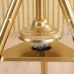 Luxury Gold Bakhoor Clothes Stand 172cm – Incense Burner Garment Rack with Hooks & Steam Vents for Abaya, Thobe & Kandura