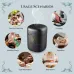 Portable USB Smart Incense Burner, Rechargeable Arabic Oud Burner, Electronic Bukhoor Diffuser with LED Battery Indicator, Compact Aroma Diffuser for Home, Office, Car